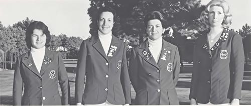 Maria Alice Gonzalez, Laura dos Santos, Yolanda Figueiredo, Elizabeth Noronha